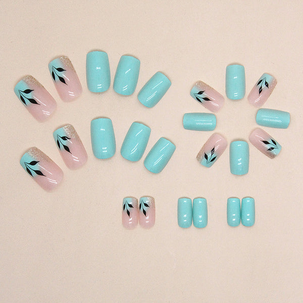 12 Sizes-24 Pcs Press On Nails W1324