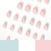 12 Sizes-24 Pcs Press On Nails JP1767