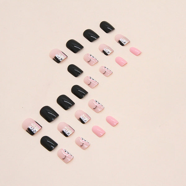 12 Sizes-24 Pcs Press On Nails W532