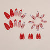12 Sizes-24 Pcs Press On Nails W1123