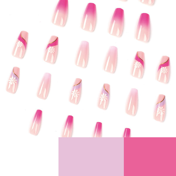 12 Sizes-24 Pcs Press On Nails JP1943