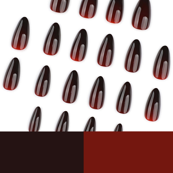 12 Sizes-24 Pcs Press On Nails JP4108