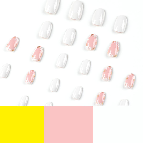 12 Sizes-24 Pcs Press On Nails JP2582
