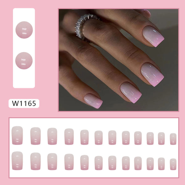 12 Sizes-24 Pcs Press On Nails W1165