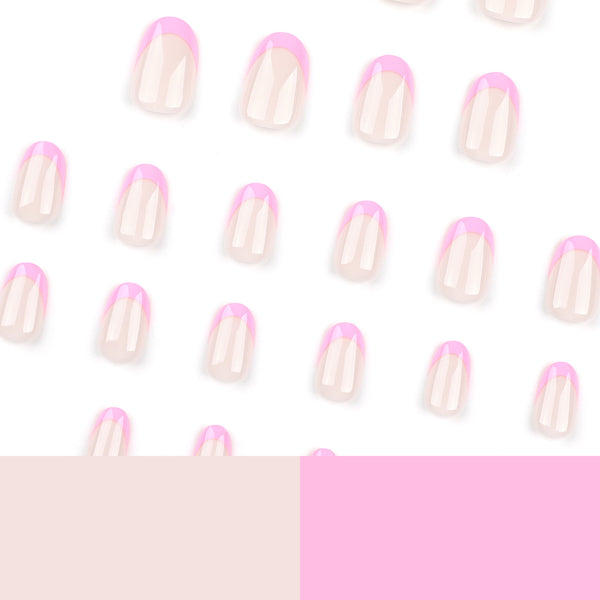 12 Sizes-24 Pcs Press On Nails JP3273