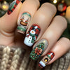 12 Sizes-24 Pcs Press On Nails Y231