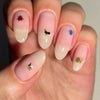 12 Sizes-24 Pcs Press On Nails W799