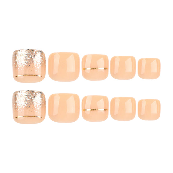 12 Sizes-24 Pcs Press On Nails JP3215