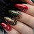 12 Sizes-24 Pcs Press On Nails Y1238