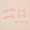 12 Sizes-24 Pcs Press On Nails W1698