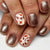 12 Sizes-24 Pcs Press On Nails C609