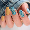 12 Sizes-24 Pcs Press On Nails W1399