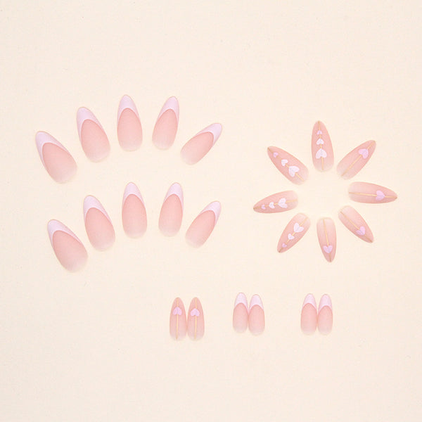 12 Sizes-24 Pcs Press On Nails W312