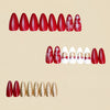 12 Sizes-24 Pcs Press On Nails Y1242