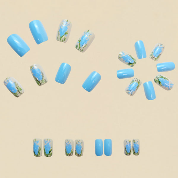 12 Sizes-24 Pcs Press On Nails Y585