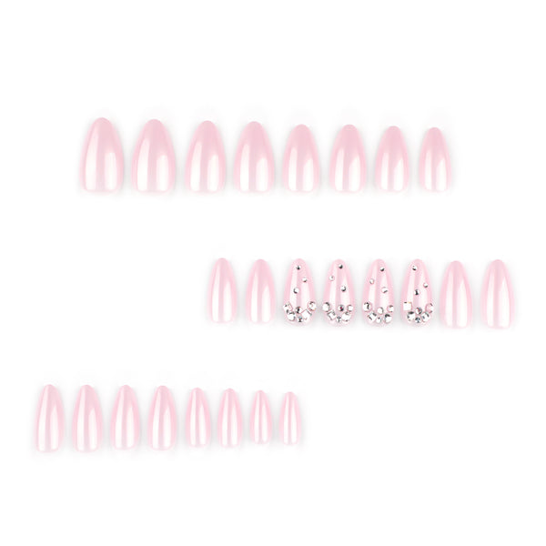 12 Sizes-24 Pcs Press On Nails JP4091