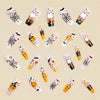 12 Sizes-24 Pcs Press On Nails Y851