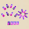 12 Sizes-24 Pcs Press On Nails Y1797