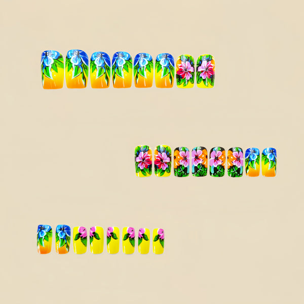 12 Sizes-24 Pcs Press On Nails Y769