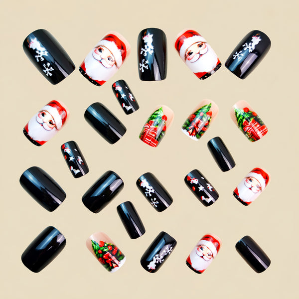 12 Sizes-24 Pcs Press On Nails Y1294
