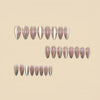 12 Sizes-24 Pcs Press On Nails Y2012