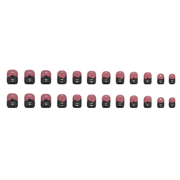 12 Sizes-24 Pcs Press On Nails R686
