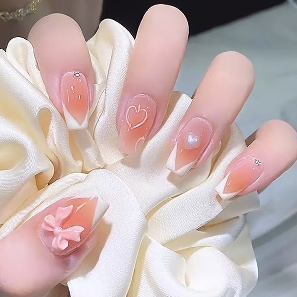 12 Sizes-24 PcsPress On Nails Z1136