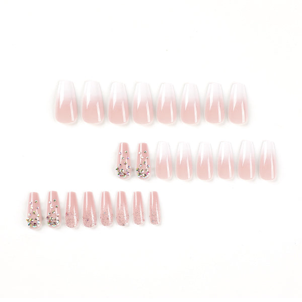 12 Sizes-24 Pcs Press On Nails JP2268