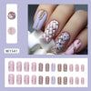 12 Sizes-24 Pcs Press On Nails W1541