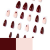 12 Sizes-24 Pcs Press On Nails JP4377