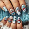12 Sizes-24 Pcs Press On Nails Y1247