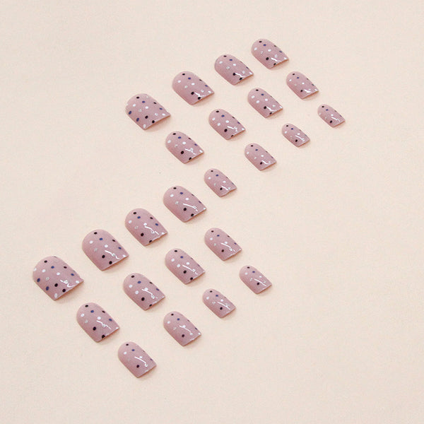 12 Sizes-24 Pcs Press On Nails W950
