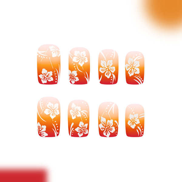 12 Sizes-24 Pcs Press On Nails C1022