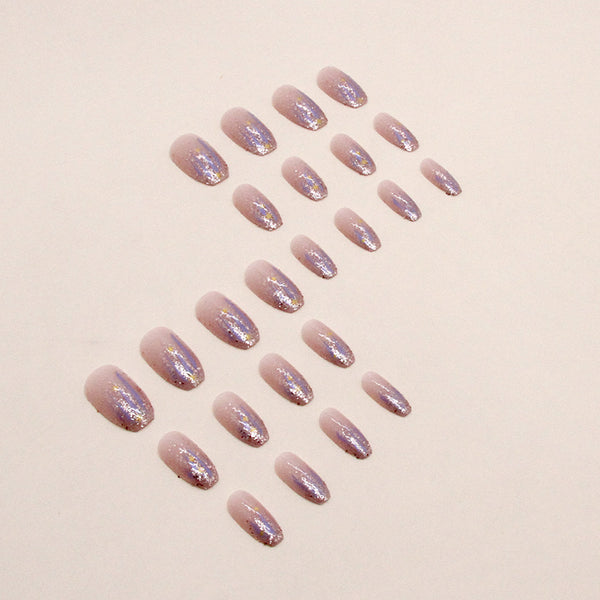 12 Sizes-24 Pcs Press On Nails W1021