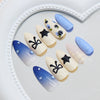 12 Sizes-24 Pcs Press On Nails Z1133