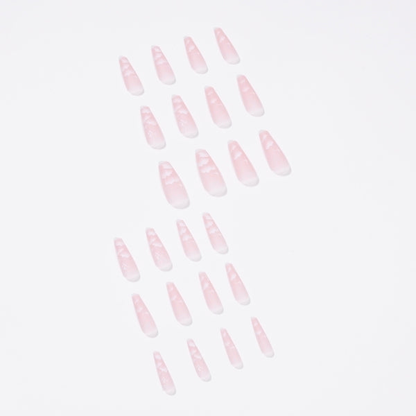12 Sizes-24 Pcs Press On Nails JP1144