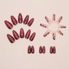 12 Sizes-24 Pcs Press On Nails W1869