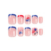 French Glossy Short Square Press on Nails