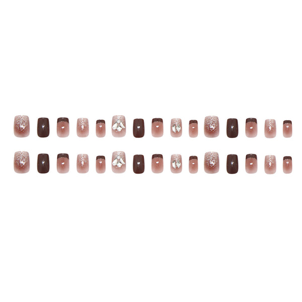 12 Sizes-24 Pcs Press On Nails Z1024