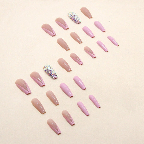 12 Sizes-24 Pcs Press On Nails Z549