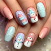 12 Sizes-24 Pcs Press On Nails Y1223