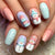 12 Sizes-24 Pcs Press On Nails Y1223