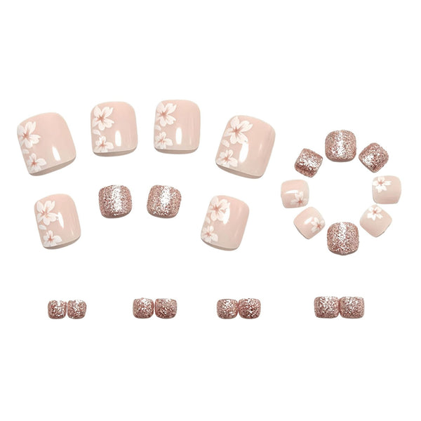 12 Sizes-24 Pcs Press On Nails Y1917