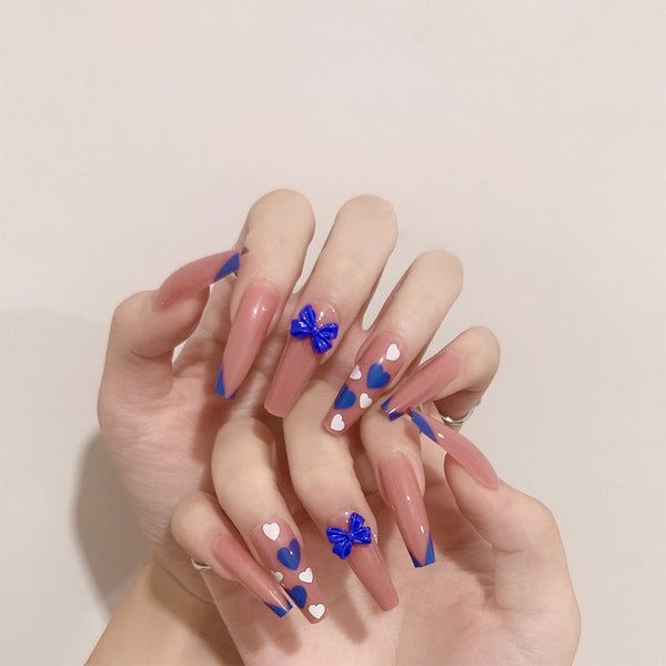 12 Sizes-24 Pcs Press On Nails JP1204