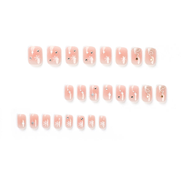 12 Sizes-24 Pcs Press On Nails JP2781