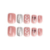 Pink Short Square Press on Nails