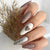 12 Sizes-24 Pcs Press On Nails W418