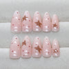 12 Sizes-24 Pcs Press On Nails R894
