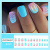12 Sizes-24 Pcs Press On Nails DY1990