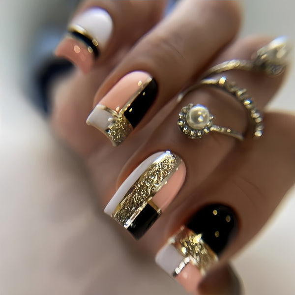 12 Sizes-24 Pcs Press On Nails Y057